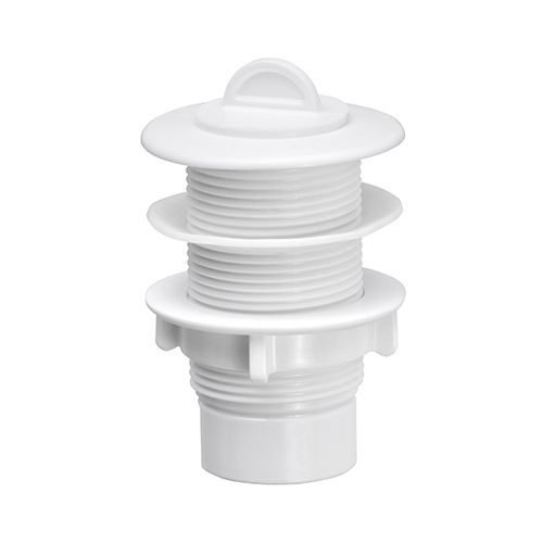 Imagem Produto VALVULA ESCOAMENTO PLASTICO P/TANQUE 1 1/2 KRONA - KRONA