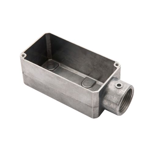 Imagem Produto CONDULETE ALUMINIO TIPO E 1 SEM TAMPA SEM PINTURA COM ROSCA BSP - TRAMONTINA