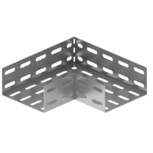 Imagem Produto COTOVELO P/ELETROCALHA PRE ZINCADO PERFURADA RETO 90G 50X50MM - VG