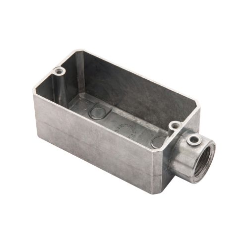 Imagem Produto CONDULETE ALUMINIO TIPO E 3/4 SEM TAMPA SEM PINTURA COM ROSCA BSP - TRAMONTINA
