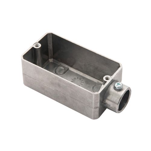 Imagem Produto CONDULETE ALUMINIO TIPO E 3/4 SEM TAMPA SEM PINTURA SEM ROSCA - TRAMONTINA