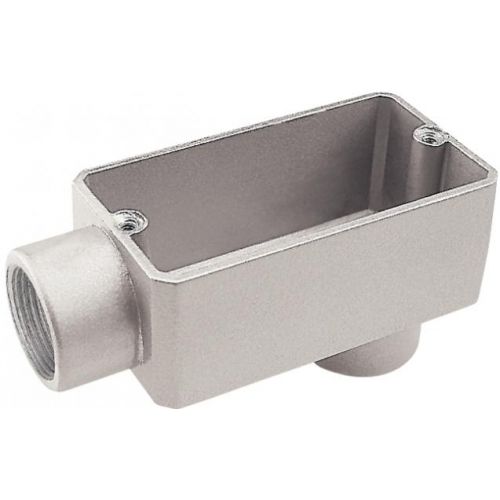 Imagem Produto CONDULETE ALUMINIO TIPO LB 1 SEM TAMPA SEM PINTURA SEM ROSCA - TRAMONTINA