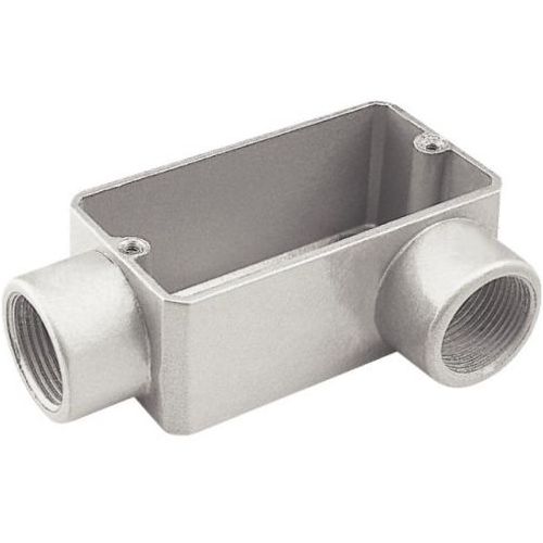 Imagem Produto CONDULETE ALUMINIO TIPO LL 3/4 SEM TAMPA SEM PINTURA COM ROSCA BSP - TRAMONTINA