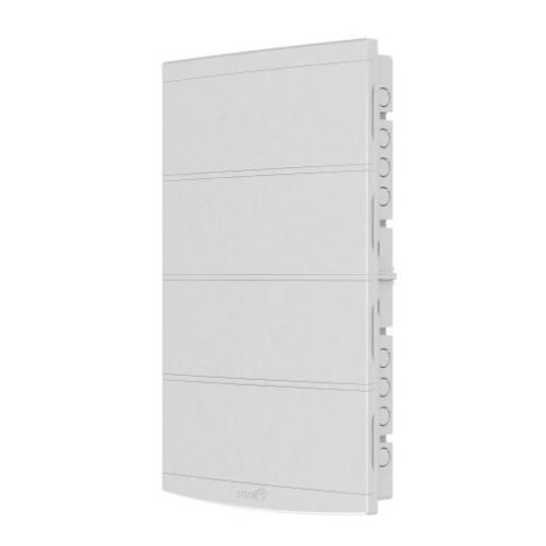 Imagem Produto CD PVC EMBUTIR 64 DISJUNTORES DIN BRANCO SLIM C/PORTA BRANCA - TIGRE