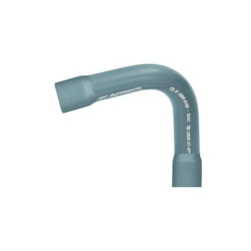Imagem Produto CURVA P/ELETRODUTO PVC 90G SEM ROSCA 3/4 RAIO LONGO CINZA - VICAP