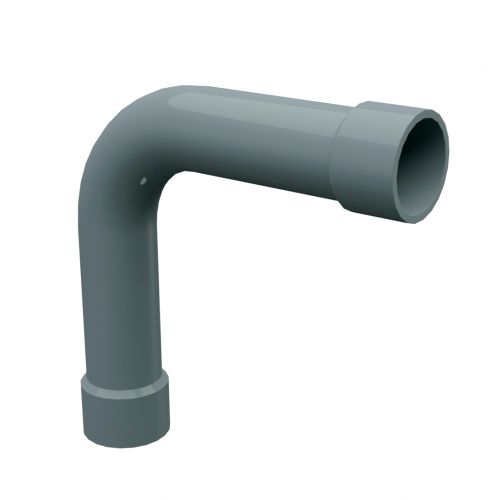 Imagem Produto CURVA P/ELETRODUTO PVC 90G SEM ROSCA1 CINZA LINHA TOP - TIGRE