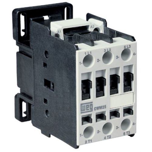 Imagem Produto CONTATOR PRINCIPAL TRIPOLAR 25A 1NA 24VCA 50/60HZ CWM25-10-30D02 - WEG