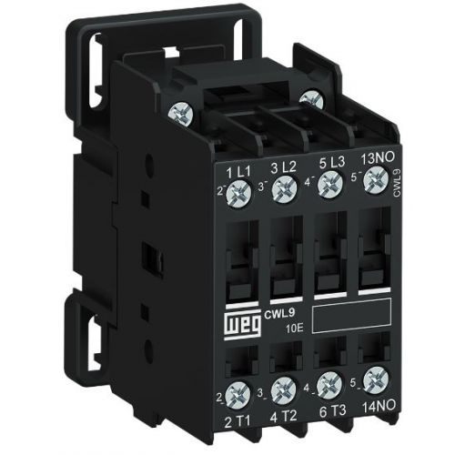 Imagem Produto CONTATOR PRINCIPAL TRIPOLAR 9A 1NA 220VCA 50/60HZ CWM9-10-30D23 - WEG