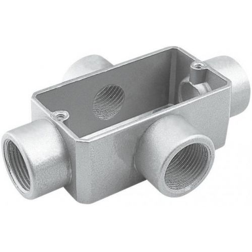 Imagem Produto CONDULETE ALUMINIO TIPO X 3/4 SEM TAMPA SEM PINTURA SEM ROSCA - TRAMONTINA