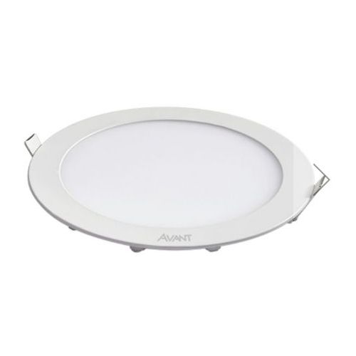 Imagem Produto PAINEL LED EMBUTIR REDONDO 6W 3000K BIVOLT 12X12CM BRANCO - AVANT