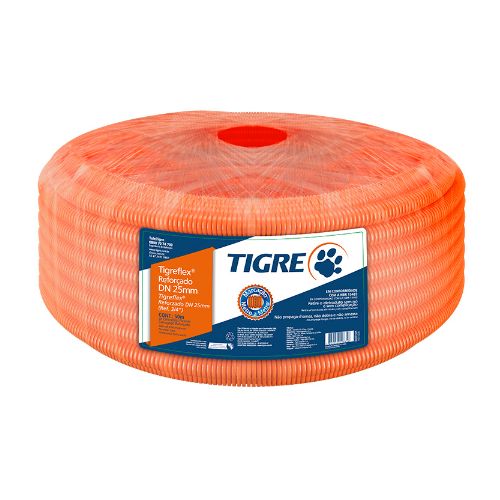 Imagem Produto CONDUITE PVC CORRUGADO REFORCADO 1 LARANJA - TIGRE