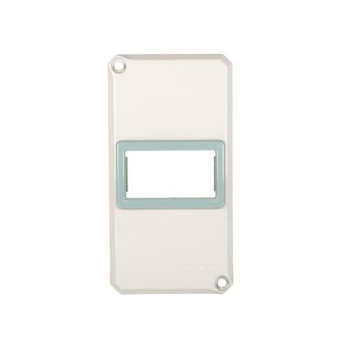 Imagem Produto TAMPA P/CONDULETE ALUMINIO SEM PINTURA 1 ESPACO P/MODULO LIZ/LUX2 1" - TRAMONTINA