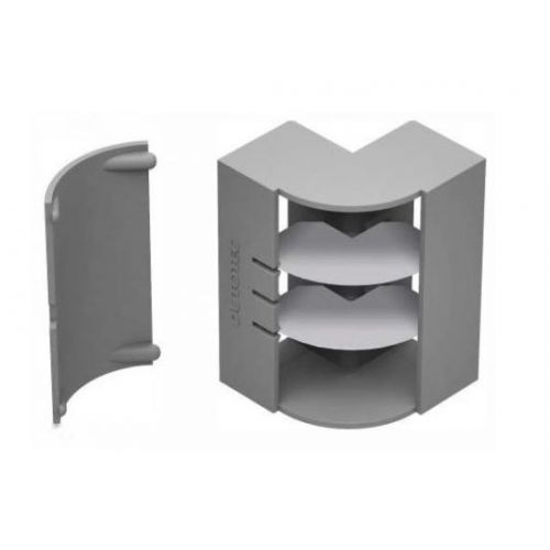 Imagem Produto CURVA P/CANALETA ALUMINIO VERTICAL INTERNA90G 73X45MM BRANCA - DUTOTEC