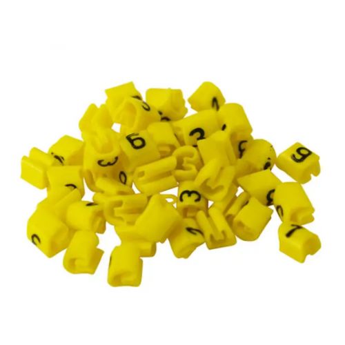 Imagem Produto MARCADOR MILENIUM (MHG2/5) 0,5-6,0MM2 (R) AMARELO (VALOR DE 1000 PECAS) - HELLERMANN