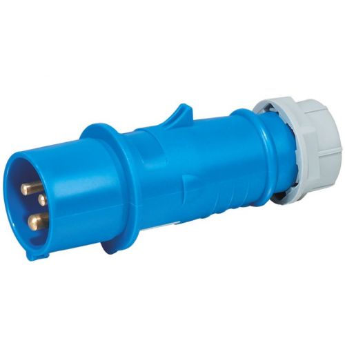 Imagem Produto PLUG BLINDADO MACHO 3 POLOS 32A 220/240V 6H AZUL IP44 PIW-32P3H6E57 - WEG