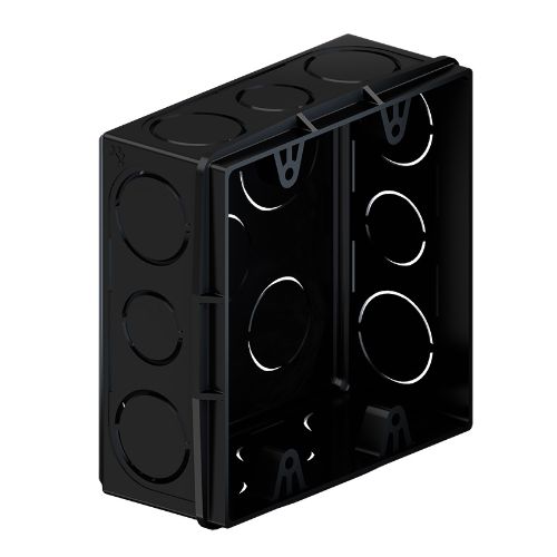 Imagem Produto CAIXA DERIVACAO PVC P/PAREDE 4X4 FUNDO FIXO PVC PRETO - TIGRE
