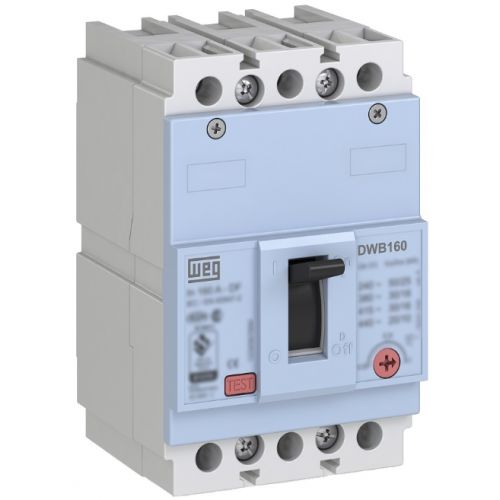 Imagem do produto DISJUNTOR CAIXA MOLDADA 3 POLOS 125A 36KA EM 380V DWB160N125-3DX - WEG