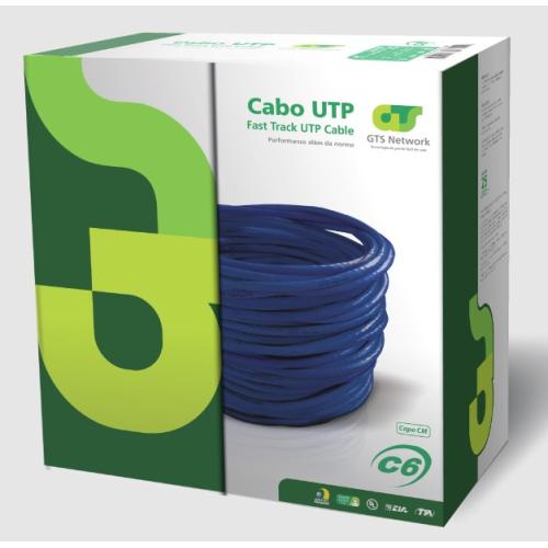 Imagem Produto CABO REDE CAT6 AZUL CM (CERTIFICADO) - BLUECOM