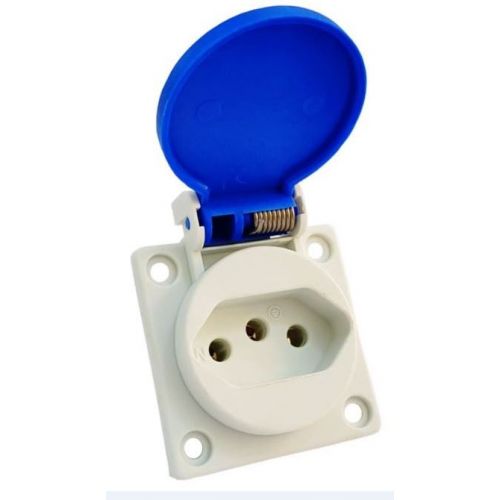 Imagem Produto TOMADA BLINDADA EMBUTIR 3 POLOS 20A 220/240V AZUL IP44 - STECK