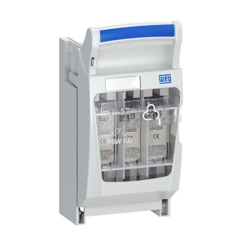 Imagem Produto SECCIONADORA TRIPOLAR C/PORTA FUSIVEL 100A FSW100-3 - WEG