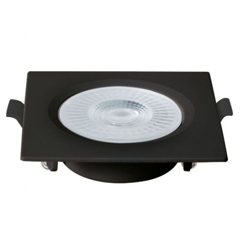 Imagem Produto LUMINARIA SPOT LED EMBUTIR QUADRADA 6W 3000K PRETO FOSCO - BLUMENAU