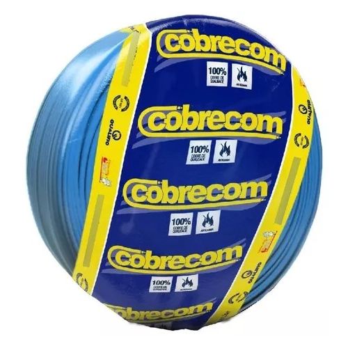 Imagem Produto CABO FLEXIVEL COBRE PVC 70G 750V 1X10MM AZUL - COBRECOM