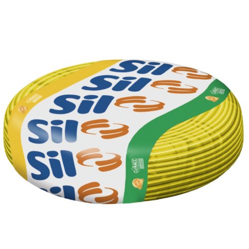 Imagem Produto CABO FLEXIVEL COBRE PVC 70G 750V 1X6MM AMARELO - SIL