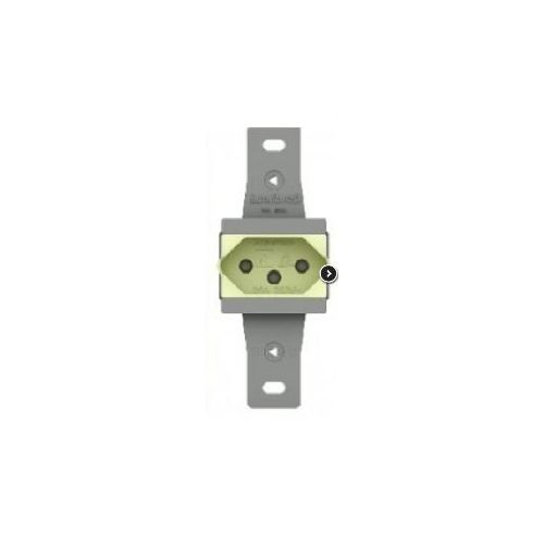 Imagem Produto TOMADA 2P+T 10/20A P/TAMPA CONDULETE C/2 ESPACOS FOSFORESCENTE - LUMIBRAS
