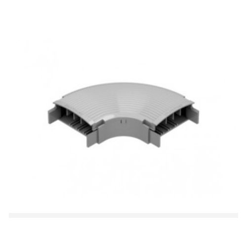 Imagem Produto CURVA P/CANALETA ALUMINIO HORIZONTAL 90G 73X25 BRANCO R30 - DUTOTEC