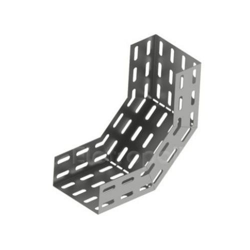 Imagem Produto CURVA P/ELETROCALHA PRE ZINCADO PERFURADA VERTICAL INTERNA 90G 200X50MM - JEA
