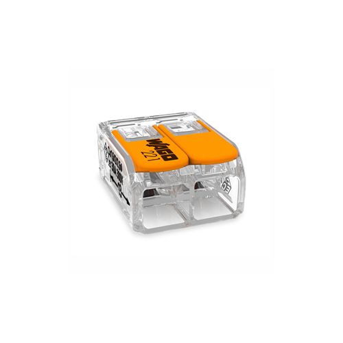 Imagem Produto CONECTOR EMENDA 2POLOS 0,5-6,0MM TRANSPARENTE - WAGO