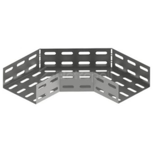 Imagem Produto CURVA P/ELETROCALHA PRE ZINCADO PERFURADA HORIZONTAL 90G 400X100MM - JEA