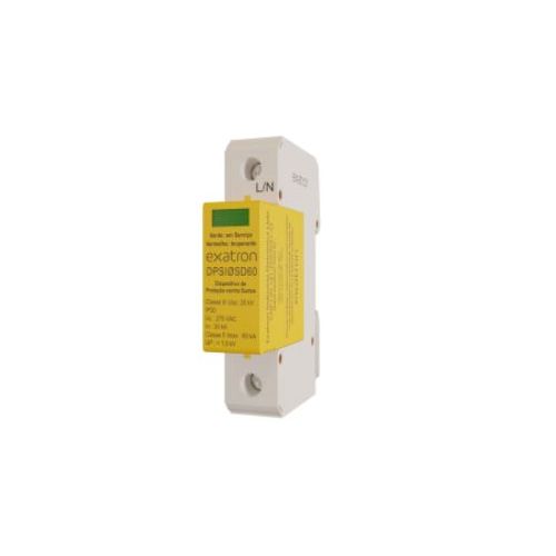 Imagem do produto DISPOSITIVO DE PROTECAO CONTRA SURTOS (DPS) DIN 60KA 275V BRANCO C/CART - EXATRON