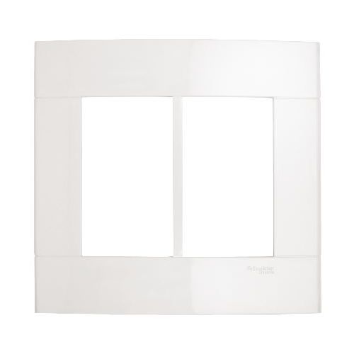 Imagem Produto PLACA 4X4 COM 6 ESPACOS DECOR BRANCA S/SUPORTE - SCHNEIDER