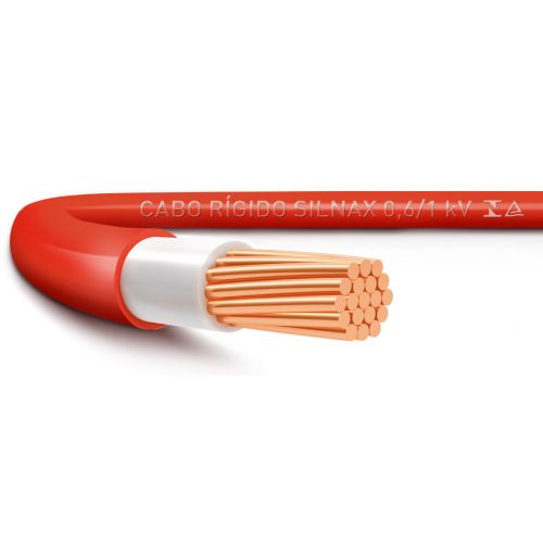 Imagem Produto CABO RIGIDO COBRE HEPR 90G 1KV 1X16MM VERMELHO - SIL