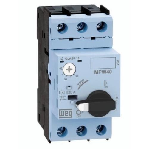 Imagem Produto DISJUNTOR MOTOR 3 POLOS 25-32A MPW40-3-U032 - WEG