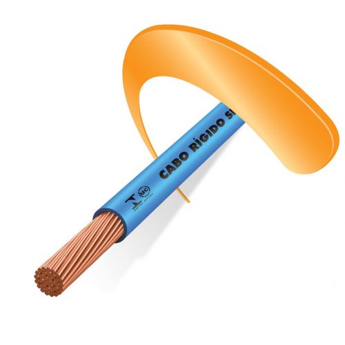 Imagem Produto CABO FLEXIVEL COBRE PVC 70G 750V 1X4MM AZUL (ARMAZENAMENTO EM CARRETEL) - CORFIO