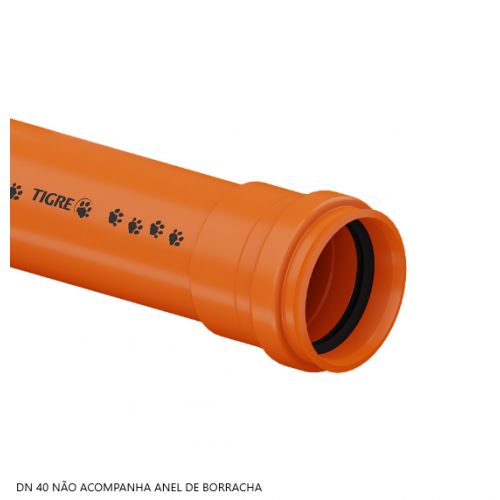 Imagem do produto TUBO PVC ESGOTO REDUX DN40 6 METROS (SEM ANEL) - TIGRE
