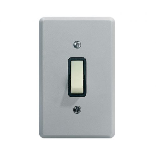 Imagem Produto INTERRUPTOR EMBUTIR 1 TECLA SIMPLES VERTICAL CINZA COMPLETO - LUMIBRAS