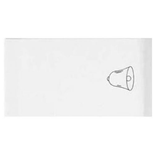 Imagem Produto MODULO PULSADOR P/CAMPAINHA 10A/250V BRANCO 50000 - PEZZI