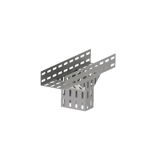 Imagem Produto TE PRE ZINCADO PERFURADO VERTICAL DESCIDA LATERAL 90G 200X50MM PARA ELETROCALHA - JEA