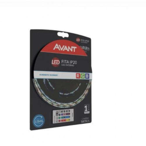 Imagem Produto FITA LED 14,4W POR METRO RGB 12V (ROLO COM 5 METROS) - AVANT