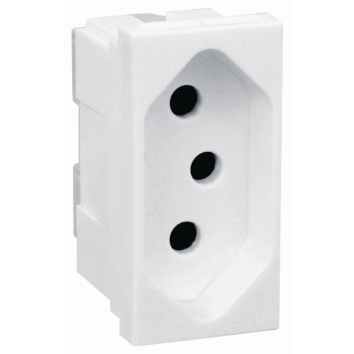 Imagem Produto MODULO TOMADA 10A/250V BRANCO PIAL PLUS - PIAL