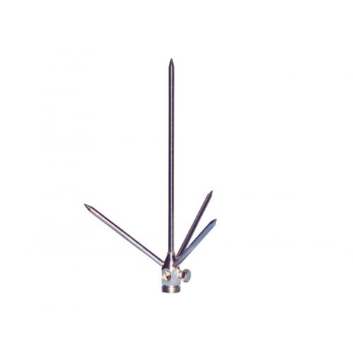 Imagem Produto PARARAIO FRANKLIN LATAO CROMADO 1 DESCIDA 300MM SPDA - PARATEC