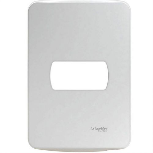 Imagem Produto PLACA 4X2 COM 1 ESPACO HORIZONTAL BRANCA COM SUPORTE MILUZ - SCHNEIDER