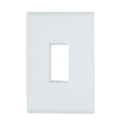 Imagem Produto PLACA 4X2 COM 1 ESPACO VERTICAL BRANCA COM SUPORTE LIZ - TRAMONTINA
