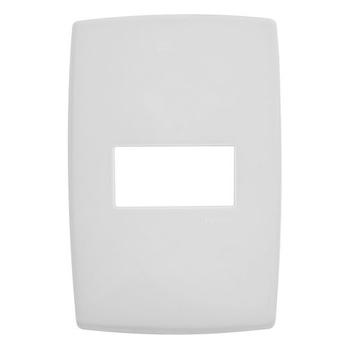 Imagem Produto PLACA 4X2 COM 1 ESPACO HORIZONTAL BRANCA PIAL PLUS SEM SUPORTE - PIAL