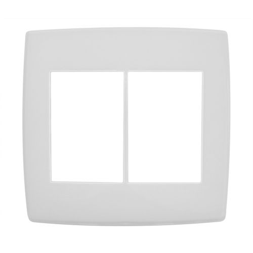 Imagem Produto PLACA 4X4 COM 3+3 ESPACOS BRANCA PIAL PLUS SEM SUPORTE - PIAL