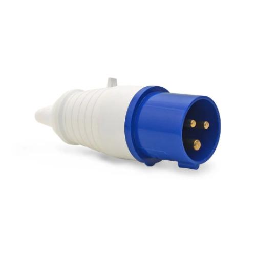 Imagem Produto PLUG BLINDADO MACHO 3 POLOS 16A 220/240V 6H AZUL IP44 - STECK