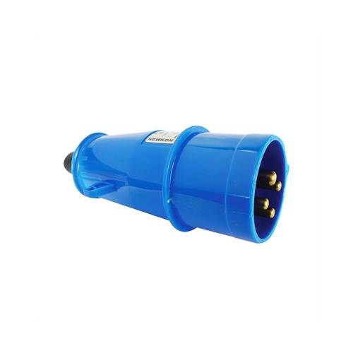 Imagem Produto PLUG BLINDADO MACHO 4 POLOS 16A 220/240V 9H AZUL IP44 - STECK